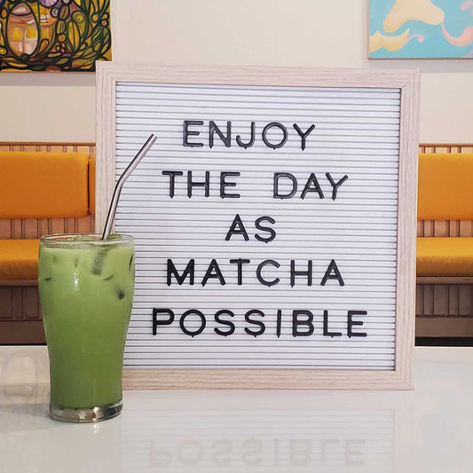 Iced Matcha Latte - Dawn Patrol