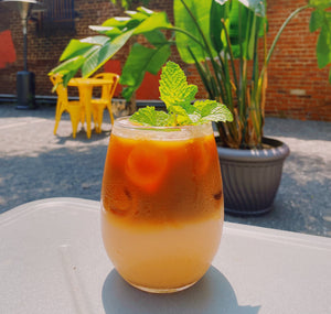 Peaches & Cream Sparkling Espresso- Panache
